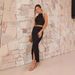 2026 Summer New European American Sexy Style Solid Color Halter Top And Bodycon Skirt Slim Fit Long Dress Fashion_ecoleips.com