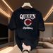 Men's High Quality 100% Pure Cotton Short Sleeved T-Shirt Trendy Loose Fit Casual Sophisticated Stylish Versatile_ecoleips.com