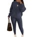 European And American Hot Sale Fashion Casual Knitted Long Pants Export Women's Woolen Suit_ecoleips.com