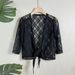 Elegant Lace Summer Cardigan - Slim Fit V-Neck Cover-Up With 3/4 Sleeves, Lightweight & Breathable For Women_ecoleips.com
