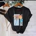 Women's Casual Round Neck Short Sleeve T-Shirt Multi-Color American Style Simple Fashionable Sports Top Loose Fit_ecoleips.com