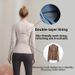 Women's Yoga Sports Jacket Lightweight Zippered Cardigan Stretchy Workout Top For Gym Running Fitness_ecoleips.com