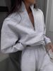 Women's Casual Loose Collar Sweatshirt European American Style Fall Winter New Arrival For Independent Websites_ecoleips.com