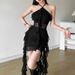 European And American Style 2023 Autumn Winter New Women's Solid Color Slim High Waist Street Fashion_ecoleips.com