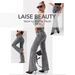Women's Flared Jeans – Stretch Denim, Mid-Rise, Classic Bootcut (Sizes 25-32, Washed Gray, Comfort Fit, Office & Casual Wear)_ecoleips.com