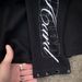 Retro Cross Waffle Long Sleeve T-Shirt Vintage Gothic Style Top With Metal Studs And Sleeve Print Slim Fit Streetwear_ecoleips.com