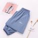 New 100% Cotton Thin Loose Plus Size Pajama Pants Womens Sleep Bottoms Summer Home Pants Ladies Trousers Casual Soft Sleepwear_ecoleips.com
