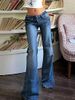 black gray paint splash iti ripped jeans for men stretch im fit skinny pants_ecoleips.com