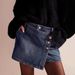 Slimming Sexy Irregular Denim Mini Skirt High End Casual With Built-In Safety Shorts Women's Bottoms_ecoleips.com