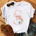 Cross-border Clothing, Casual Fashion Women's Floral Base Shirt, Short-sleeve T-shirt For Women_ecoleips.com