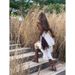 Vintage Autumn Winter Melad Design Lace-up Short Jacket Waist-cinching Irregular Dress Set_ecoleips.com