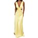 Women's Sexy Deep V Sleeveless Backless Lace Up Hollow Out Solid Color Maxi Dress – Elegant Party Gown_ecoleips.com