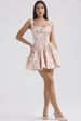 Trendy 2025 Sexy Summer Outfit With Floral Suspenders, Slimming Effect, Ballet Style Fluffy Short Skirt_ecoleips.com