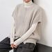 Women's Double Zipper Knitted Vest European American Style Loose Fit Elegant Slimming Cardigan for Spring Autumn_ecoleips.com