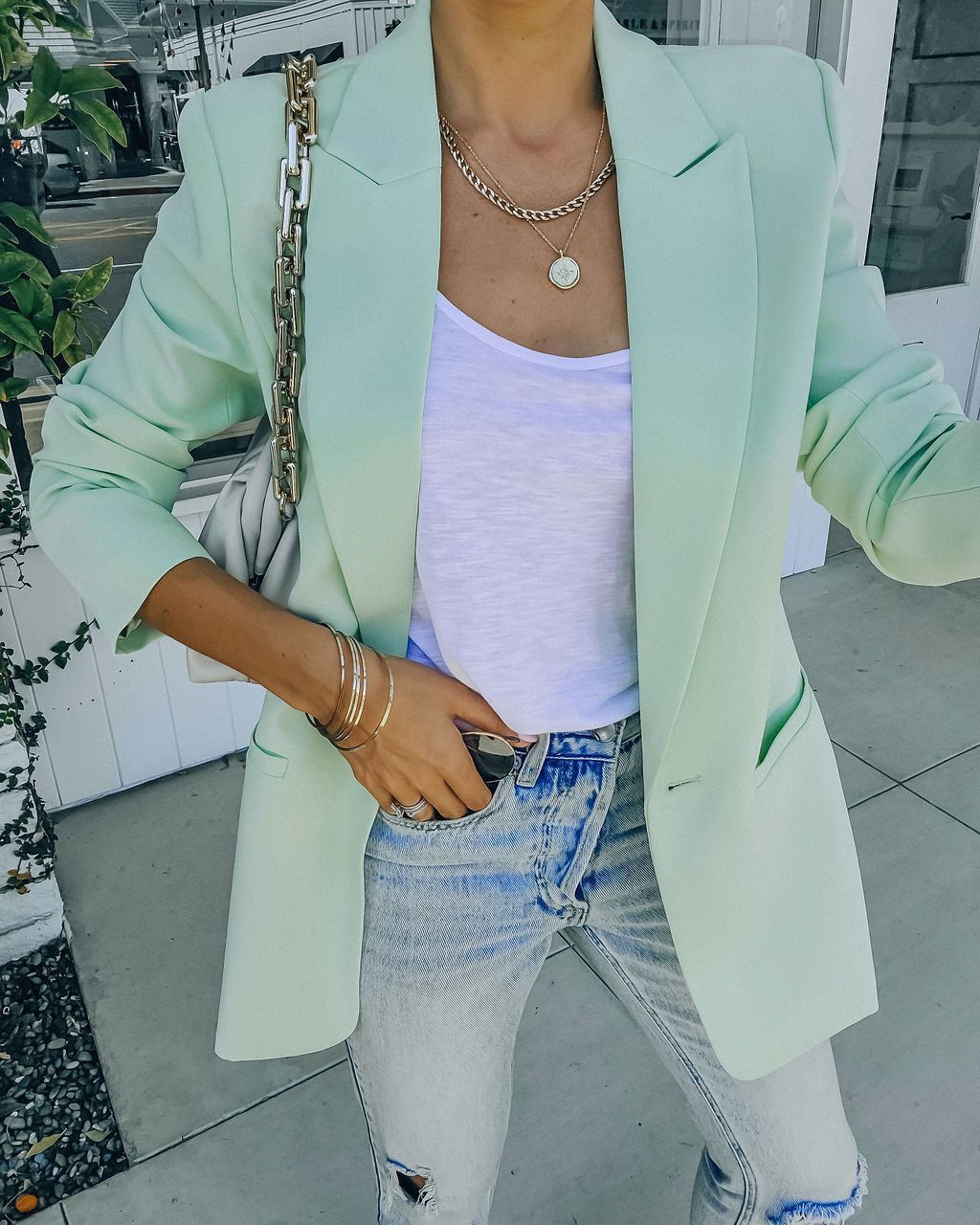 Women's clothing long sleeved small suit OL temperament professional slim top jacket_ecoleips.com