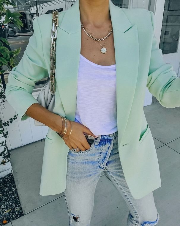 Women's clothing long sleeved small suit OL temperament professional slim top jacket_ecoleips.com
