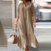 Women's Clothing New Irregular Shirt Button Dress Women_ecoleips.com