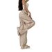 Summer New Style Women's Personalized Drawstring Casual Elastic Waist Multi Color Long Pants_ecoleips.com