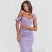 Women's Elegant Long Skirt Dress American Style New Suspender Elastic Jacquard Pleated Sleeveless Fishtail_ecoleips.com