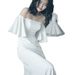 Light 2026 New Simple Off-Shoulder Mori Style Bride Wedding Mermaid French Hepburn Travel Shoot Outdoor Dress_ecoleips.com