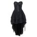 WY23108 Women's Elegant Strapless Gothic Dress Summer New Arrival Dark Style Slim Fit Waist Cinching Sexy Skirt_ecoleips.com