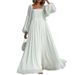 2026 Spring New Women's Clothing, Foreign Trade European And American Dress, Fashionable Vacation Style Lantern Sleeve_ecoleips.com