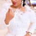 Beaded Hip Evening Dress – Sexy Long Skirt Wedding & Party Gown (White/Black, S-XL)_ecoleips.com