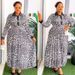 Women's Clothing Shirt Pleated Large Swing Large Size Top Dress Two Piece Set_ecoleips.com