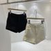 Women's White High-Waisted Wool Shorts Slimming Versatile Casual Straight Leg Bodycon Hot Pants for Autumn/Winter 2025 New Style_ecoleips.com