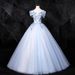 Women's Clothing Elegant Off-Shoulder Ball Gown – Slim-Fit Opera & Solo Performance Dress, Princess Silhouette Prom Gown (XS-XXXL, High Waist)_ecoleips.com
