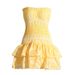 European American High-end Women, New Style With Hollow-out Embroidery, Slim-fit And Flattering For Petite Figures,_ecoleips.com