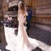 Women's Dress Wedding Gown Bridal Lace Long Sleeve Wedding Gown Train_ecoleips.com