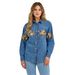 Cross-border European And American 2026 Spring/Summer Fashion Wild Horse Print Jacket In Stock Vintage Denim Turn-down_ecoleips.com