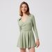 Anti-light Tennis Suit Sports Leisure Breathable Fitness Long-sleeved Yoga Suit_ecoleips.com