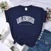 European American Cross-border Foreign Trade Wholesale Clothing, Fun And Fashionable Letter Print Round Neck Plus-size_ecoleips.com
