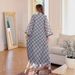 Verve Dubai Abaya Elegant Clothing Embroidered Robe Muslim Women's Long Dress_ecoleips.com