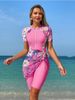 Aria Basics New European And American Cross-border Long-sleeve Two-piece Swimsuit For Women, Diving Surfing Suit, Bikini Swimwear_ecoleips.com