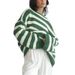 Fall And Winter Tops Loose Neckline Striped Long Sleeve Knitted Pullovers Casual Sweaters Women Wholesale_ecoleips.com