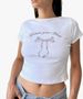 Women's Clothing Cute Printed Colored Cotton T Shirt_ecoleips.com