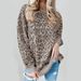 2023 New European And American Style Autumn/Winter Printed Pullover Loose Leopard Print Round Neck Long_ecoleips.com