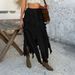 DiYun 2025 Spring/Summer European And American Casual Vacation Style Solid Color Lace-Up Waist-Cinching_ecoleips.com