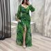 Pleated Maxi Dress – Botanical Drapes For Marrakech Rooftops & Berlin Gallery Nights_ecoleips.com