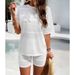 Diyun European And American Vacation Casual Style Round Neck Loose Top Set Women's Clothing 2025 Spring_ecoleips.com