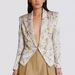 Women's Slim Fit Printed Long Sleeve Blazer For Office & Casual Wear - Modale Fabric, Elegant & Stylish_ecoleips.com