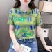 Women's Loose Fit T-Shirt Short Sleeve Fashionable High End Top Letter Print Summer_ecoleips.com