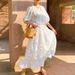 Women's Clothing White Top + White Skirt Women's Clothing Suit_ecoleips.com