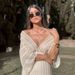 Women's Clothing Women's Sexy Slim Dress V-Neck Shawl Sleeve Hollow White Skirt_ecoleips.com