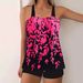 Plus Size Bikini Set For Women – Floral Print Two-Piece Swimwear With Adjustable Ties & Comfort Fit_ecoleips.com