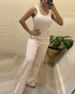 Women’s Clothing Summer Women's New Solid Color Rips Sleeveless Commuter Casual Suit_ecoleips.com