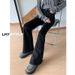 2025 New Guangzhou Xintang Washed Blue Micro Flare Jeans For Women, High Waist, Slimming, Height-Enhancing, Cotton_ecoleips.com